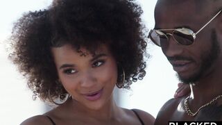 BLACKED Beauty Skye is seduced by Alina & her boyfriend's long bbcs