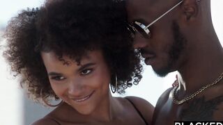 BLACKED Beauty Skye is seduced by Alina & her boyfriend's long bbcs