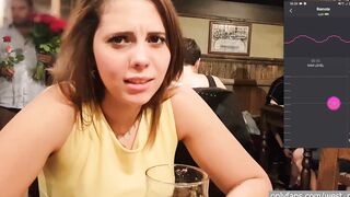 HE CONTROLLS HER BLUETOOTH TOY INTO PUB| Western bro & Mia Natalia Videos