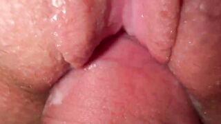 I banged! my teens stepsister, tight creamy snatch and close up jizzed