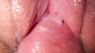 I banged! my teens stepsister, tight creamy snatch and close up jizzed