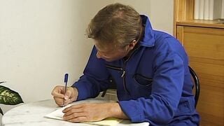 Omi zum Fickcasting ueberredet