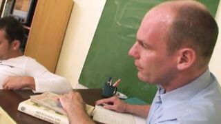 Classroom sex with very lusty girls eager for rough dicks #