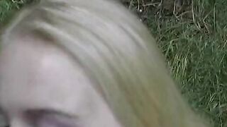 Blonde Outside von pannenhelfer gefickt