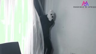 LONG BUTT 18 YEAR OLD FUCKS A HUGE EBONY PENIS THIEF