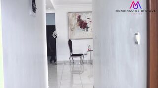 LONG BUTT 18 YEAR OLD FUCKS A HUGE EBONY PENIS THIEF