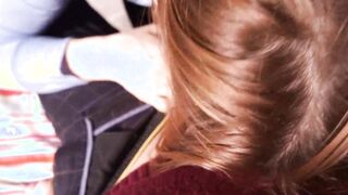 Store sluts point of view big naughty head with cum to mouth