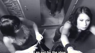 The bondage shop story.Thieves deserves cruel punishment. African Sonja and Chanel. Insane BONDAGE clip.The full scene.