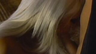 Blondie loves taking it from the butt