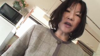 Japanese skank likes to enjoy with huge dick #5 - three scenes