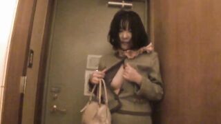 Japanese skank likes to enjoy with huge dick #5 - three scenes