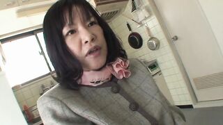 Japanese skank likes to enjoy with huge dick #5 - three scenes