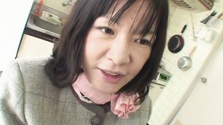 Japanese skank likes to enjoy with huge dick #5 - three scenes