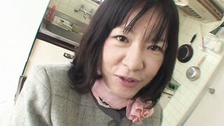 Japanese skank likes to enjoy with huge dick #5 - three scenes