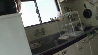Japanese skank likes to enjoy with huge dick #5 - three scenes