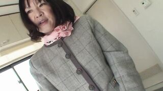 Japanese skank likes to enjoy with huge dick #5 - three scenes