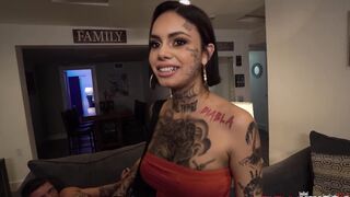 Huge Titty Inked Gets Screwed inside Tight Butt - Genevieve Sinn