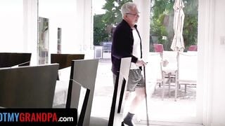 Not My Grandpa - Hottie Curvy 18 Year Old Takes Care Of Her Wealthy Step Grandpa's Kinky Needs