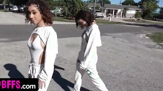 BFFS - First Time For hot Hottie 18 Yo Getting Their Pussies Licked And Plowed Inside Front