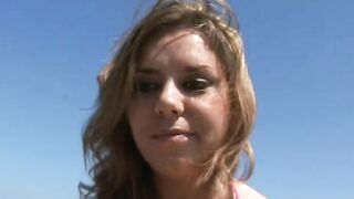 Allie Foster gets her big tit self pummeled!