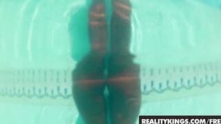 REALITY KINGS - Bikini 18 year old Tainah gets butt plowed by the pool