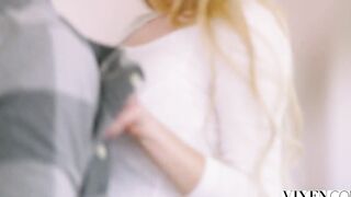 VIXEN Goddess Blonde 18 Gets Caught Cheating On Clip