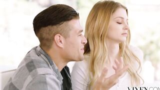 VIXEN Goddess Blonde 18 Gets Caught Cheating On Clip