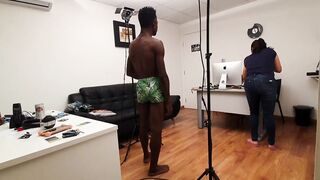 I let my wifey be skinned by the porn model the tripod Higor Negrao