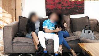 Bae Hispanic Wifey Pleases Her New Hubby With A THREE-WAY
