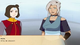 4 Elements Coach Book four Love Part 58 - Sweet Katara Cunt again and Korra jugs