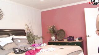 FFM interracial 3 way with 2 dark haired Milfs that share a bbcs