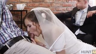 HUNT4K. Married lovers decides to sell brides vagina for super sexy price