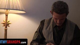 Not My Grandpa - Perv Stepgrandpa Made Step-Daughter Riding His Dick Before She Could Rides His