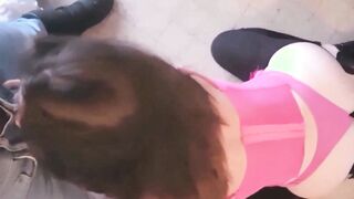 798 - French Amateur, doggy style Nailed, Satin Underwear, Dressed Sex, Oral Sex, Rimjob