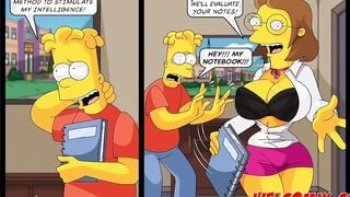 Fucking the college teacher and dean! Intelligence test! The Simptoons