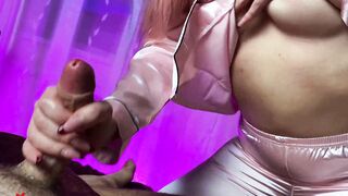 Depraved bimbos Passionately Blows Huge Penis and Rough Fucks into Pajamas pov