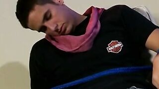 Biggest african dude fucks dark haired while BF watches