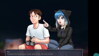 SUMMERTIME SAGA #123 • Beauty masturbation into the middle of the night