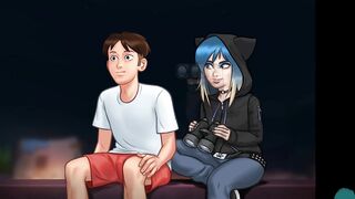 SUMMERTIME SAGA #123 • Beauty masturbation into the middle of the night