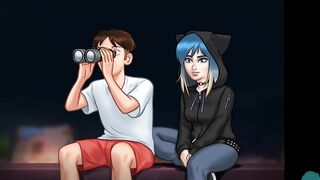 SUMMERTIME SAGA #123 • Beauty masturbation into the middle of the night