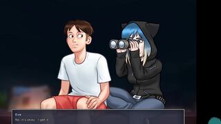 SUMMERTIME SAGA #123 • Beauty masturbation into the middle of the night