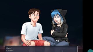 SUMMERTIME SAGA #123 • Beauty masturbation into the middle of the night