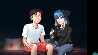 SUMMERTIME SAGA #123 • Beauty masturbation into the middle of the night