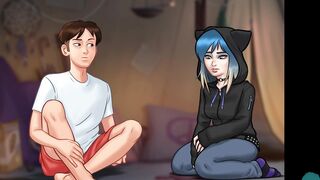 SUMMERTIME SAGA #123 • Beauty masturbation into the middle of the night