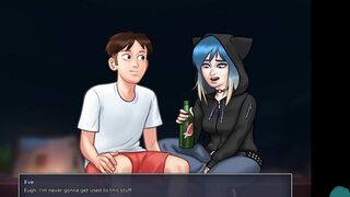 SUMMERTIME SAGA #123 • Beauty masturbation into the middle of the night
