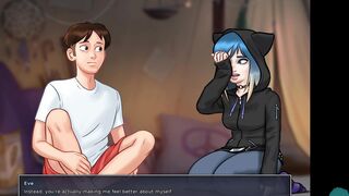 SUMMERTIME SAGA #123 • Beauty masturbation into the middle of the night