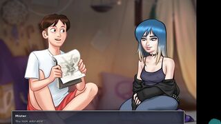 SUMMERTIME SAGA #123 • Beauty masturbation into the middle of the night