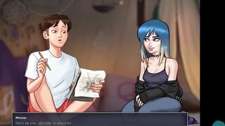 SUMMERTIME SAGA #123 • Beauty masturbation into the middle of the night