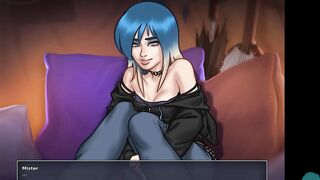 SUMMERTIME SAGA #123 • Beauty masturbation into the middle of the night