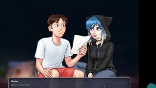 SUMMERTIME SAGA #123 • Beauty masturbation into the middle of the night